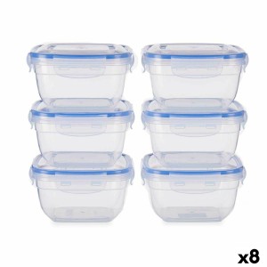 Lunchbox-Set Leknes 30103 Blau Durchsichtig Kunststoff 900 ml 14,5 ...