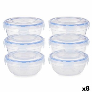Lunchbox-Set Leknes 30502 Blau Durchsichtig Kunststoff 800 ml 15,5 ...