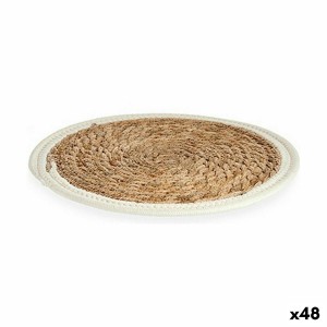 Untersetzer natürlich Weiß 30 x 1 x 30 cm (48 Stück) |  Untersetzer...