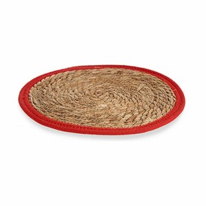 Untersetzer natürlich Rot 35 x 1 x 35 cm (48 Stück) |  Untersetzer ...