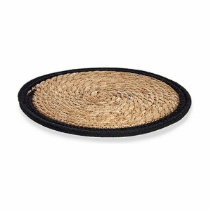Untersetzer natürlich Schwarz 30 x 1 x 30 cm (48 Stück) |  Unterset...