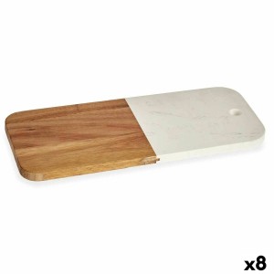 Schneidebrett Kinvara 78374 Weiß 18 x 1,5 x 38 cm (8 Stück) |  Küch...