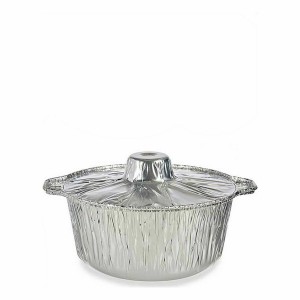 Kochtopf mit Deckel Kinvara 66105 Silberfarben Einwegartikel mit De...