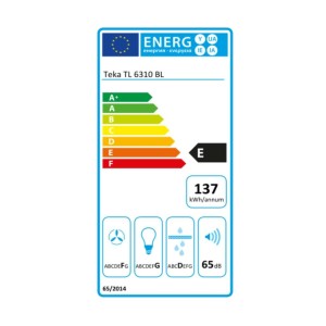 Konventioneller Rauchfang Teka 8421152145999 60 cm 332 m3/h 65 dB 2...