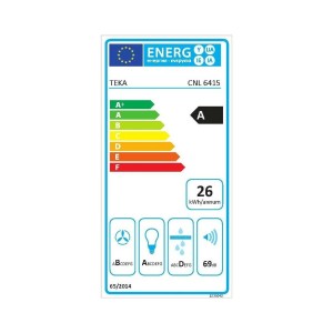 Konventioneller Rauchfang Teka CNL6415 INOX 60 cm 385 m3/h 64 dB 11...