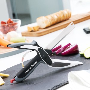 Scherenmesser mit integriertem Mini-Schneidebrett Scible InnovaGood...