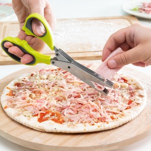 Kräuterschere 5 in 1 Fivessor InnovaGoods |  Reiben, Fräsen und Sch...