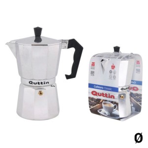 Italienische Kaffeemaschine Quttin Edelstahl Aluminium |  Kaffeemas...