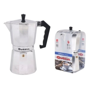 Italienische Kaffeemaschine Quttin Edelstahl Aluminium |  Kaffeemas...