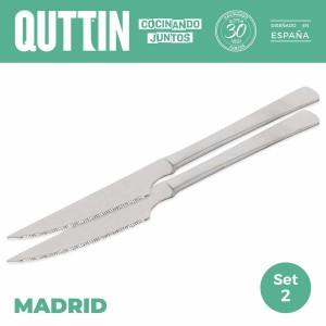 Steakmesser-Set Madrid Quttin Madrid (21 cm) 21 x 2 cm 2 Stücke (2 ...