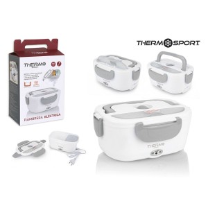 Elektrische Lunchbox Quttin 88459 1,05 L Grau 23 x 17 x 10 cm |  Br...