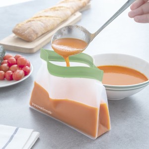 Ein Set luftdichter wiederverwendbarer Beutel Zags InnovaGoods 6 St...