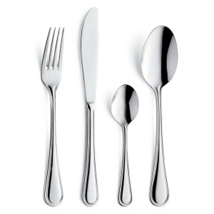 Dessertlöffel Amefa Baguette Metall Edelstahl 17,9 cm 12 Stück |  M...