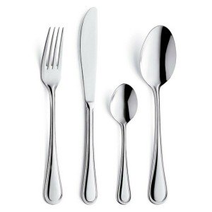 Dessertlöffel Amefa Baguette Metall Edelstahl 17,9 cm 12 Stück |  M...