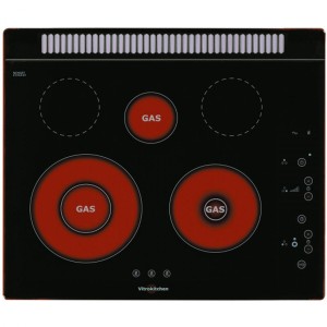 Gasplatte Vitrokitchen 201TGBA 60 cm |  Kochplatten   | Chef Up