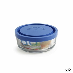 Runde Lunchbox mit Deckel Borgonovo Igloo Blau 320 ml ø 11 x 5 cm (...
