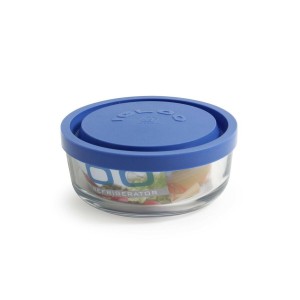 Runde Lunchbox mit Deckel Borgonovo Igloo Blau 320 ml ø 11 x 5 cm (...