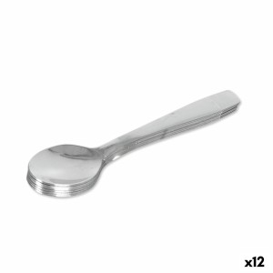 Teelöffel Quttin Madrid Tee Silberfarben 6 Stücke 12 Stück |  Messe...