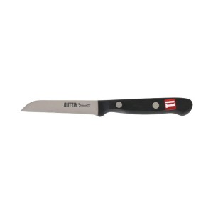 Schälmesser Quttin Sybarite Schwarz Silberfarben 8 cm (24 Stück) | ...