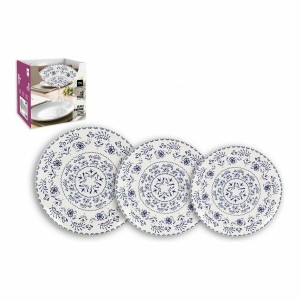 Geschirr Inde Blur Steingut (2 Stück) (12 pcs) |  Geschirr, Tablett...