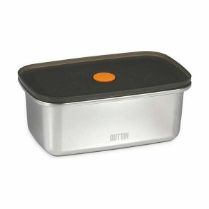 Lunchbox hermetisch Quttin Edelstahl rechteckig 1 L (12 Stück) |  B...