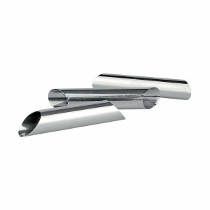 Backformen-Set Wooow Edelstahl Silberfarben Stahl 3 Stücke 2,5 x 12...