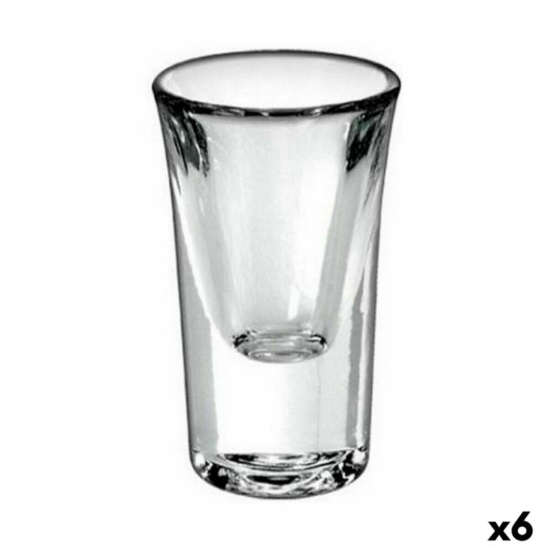 Schnapsglas Borgonovo Junior 270 ml 4,5 x 4,5 x 7 cm (6 Stück) | G... Schnapsglas Borgonovo Junior 270 ml 4,5 x 4,5 x 7 cm (6 Stück) | G...