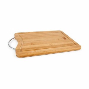 Schneidebrett Quttin Braun Silberfarben Bambus 39,5 x 30 x 1,5 cm (...
