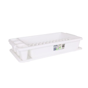 Abtropfsieb für die Spüle Tontarelli Scola Kunststoff Weiß 45 x 26 ...