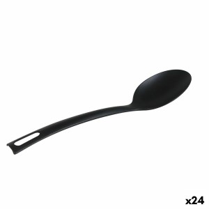 Löffel Quttin  Nylon Schwarz 29 x 6 cm (24 Stück) |  Messer und Sch...