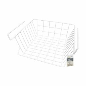 Küchenregalkorb Confortime Weiß 29 x 27 x 15 cm (12 Stück) |  Weite...
