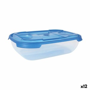 Lunchbox-Set Tontarelli Nuvola 2 L Blau rechteckig 2 Stücke (12 Stü...
