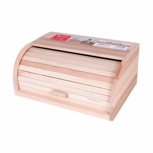 Brotkorb Quttin Möbel Lamellenverschluss Holz 37,5 x 26,5 x 16 cm (...