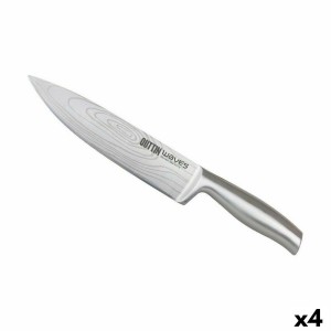 Chef Messer Quttin Waves 20 cm (4 Stück) |  Messer und Schleifstein...