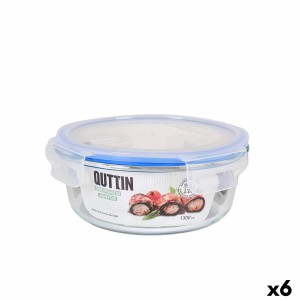 Lunchbox hermetisch Quttin kreisförmig 1,3 L (6 Stück) |  Brotdosen...