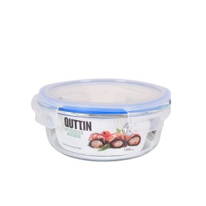 Lunchbox hermetisch Quttin kreisförmig 1,3 L (6 Stück) |  Brotdosen...