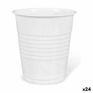Mehrweg-Gläser-Set Algon Kaffee Weiß Kunststoff 25 Stücke 100 ml (2...