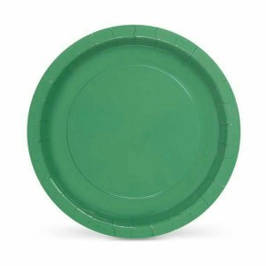 Geschirr-Set Algon Einwegartikel Pappe grün 10 Stücke 20 x 20 x 1,5...