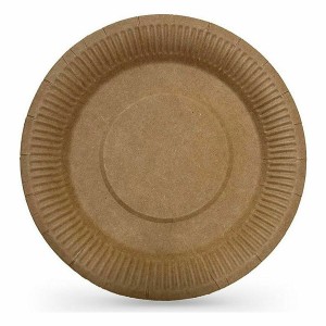 Geschirr-Set Algon Einwegartikel Kraftpapier 3 Stücke 28 cm (24 Stü...