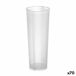 Mehrweg-Gläser-Set Algon Rohr Durchsichtig 6 Stücke 300 ml (70 Stüc...