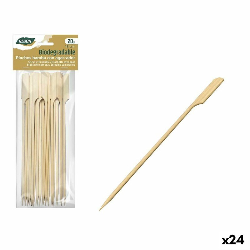 Grillspieß-Set Algon Bambus 20 Stücke 18 cm (24 Stück) | Weiteres ... Grillspieß-Set Algon Bambus 20 Stücke 18 cm (24 Stück) | Weiteres ...