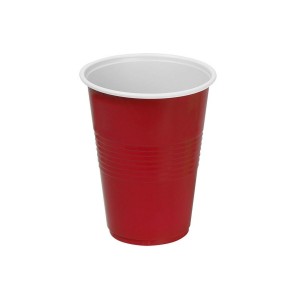 Mehrweg-Gläser-Set Algon Kunststoff Rot 10 Stücke 450 ml (18 Stück)...