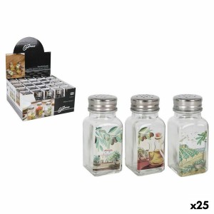 Salzstreuer Anna Glas 4 x 4 x 10 cm (25 Stück) |  Gewürzstände und ...
