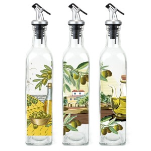 Ölfläschchen Anna Weinverschluss Glas 250 ml (12 Stück) |  Gewürzst...