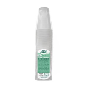 Mehrweg-Gläser-Set Algon Weiß 220 ml 50 Stück |  Gläser und Krüge  ...