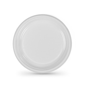 Mehrweg-Teller-Set Algon rund Weiß 17 x 17 x 1,5 cm Kunststoff 25 S...