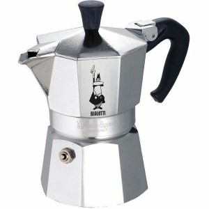 Italienische Kaffeemaschine Bialetti Moka Express Aluminium 3 Koppe...