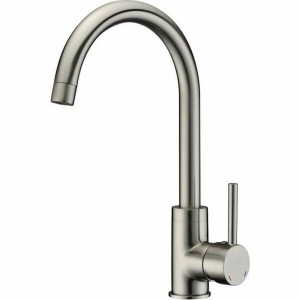 Mischbatterie Rousseau 4060404 Grau Edelstahl Messing |  Wasserhähn...