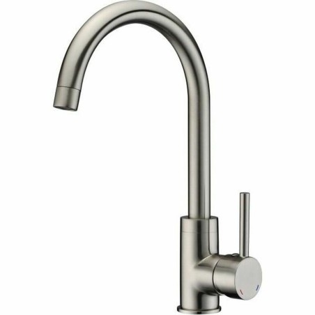Mischbatterie Rousseau 4060404 Grau Edelstahl Messing |  Wasserhähn...