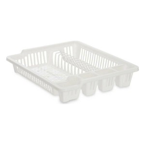 Abtropfsieb für die Spüle Kinvara 2601405-2 Weiß 46 x 8 x 37,5 cm (...